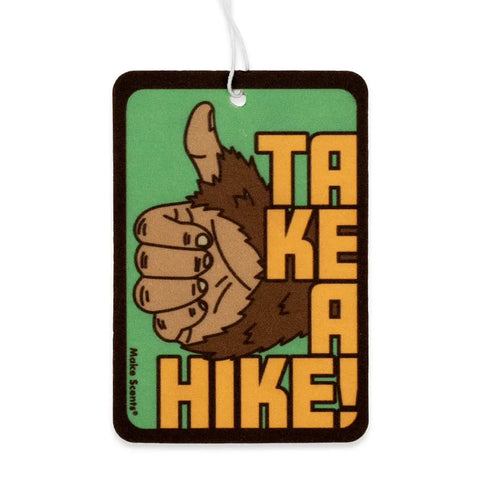 TAKE A HIKE air freshener