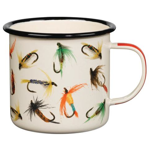 FLY FISHING 17oz. enamel mug
