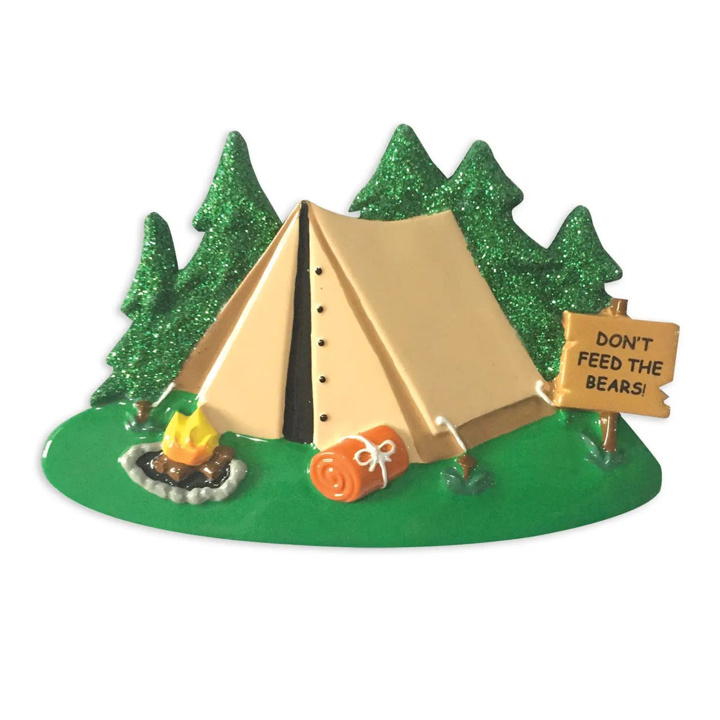 CAMPING TENT customizable ornament