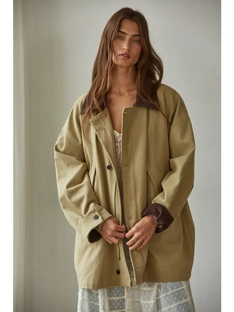 SAGEBRUSH corduroy utility jacket