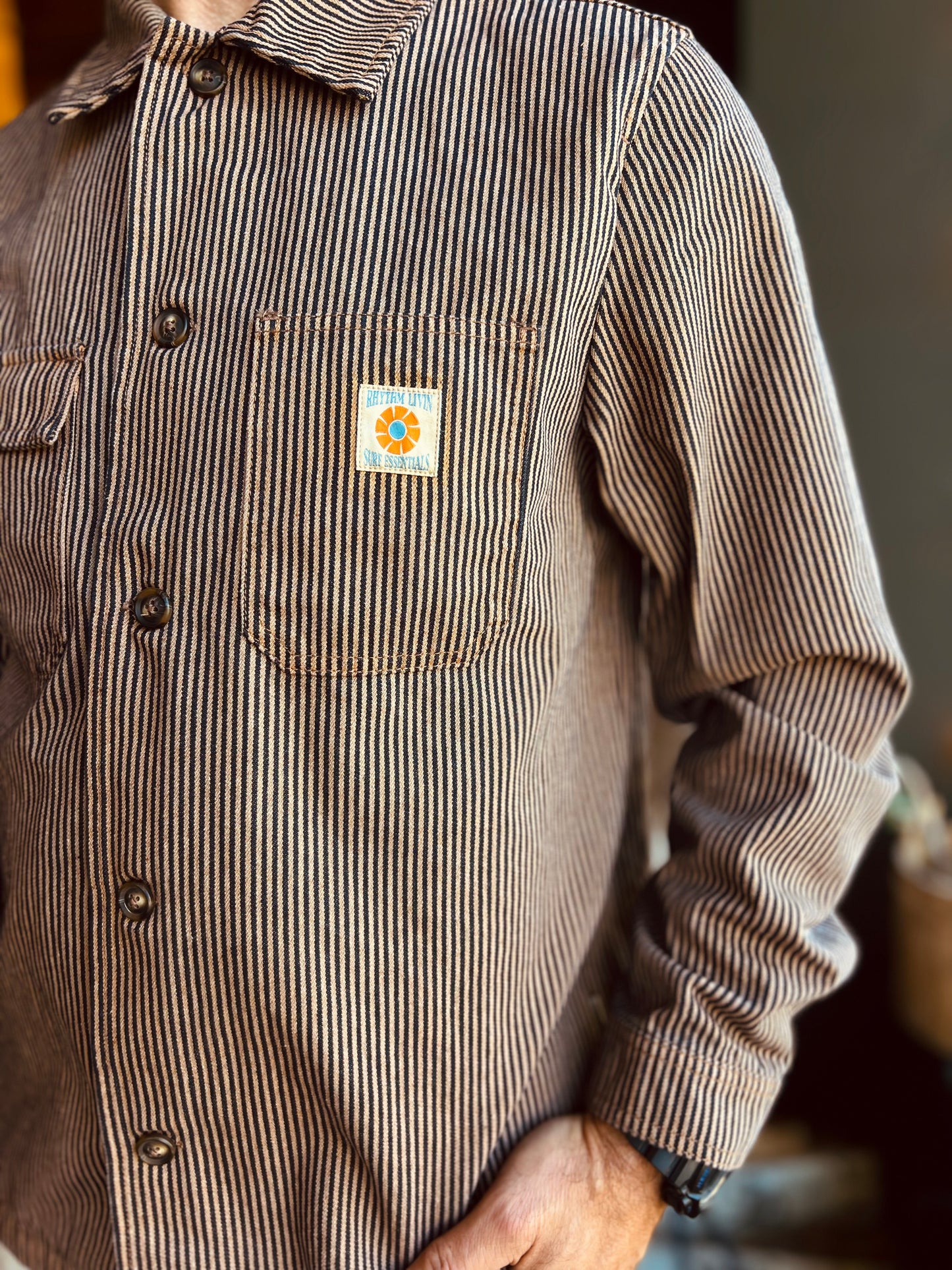 HICKORY stripe shirt