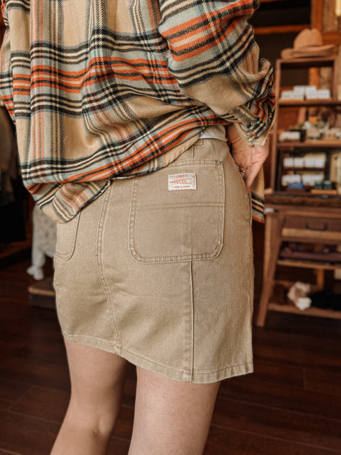 FIXX denim mini skirt