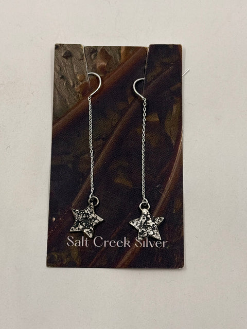SALT CREEK SILVER celestial threader earrings