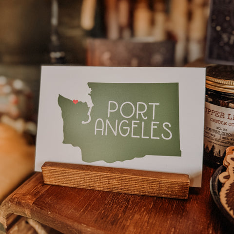 PORT ANGELES STATE postcard