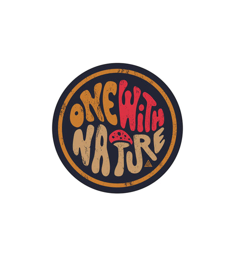 ONE WITH sticker