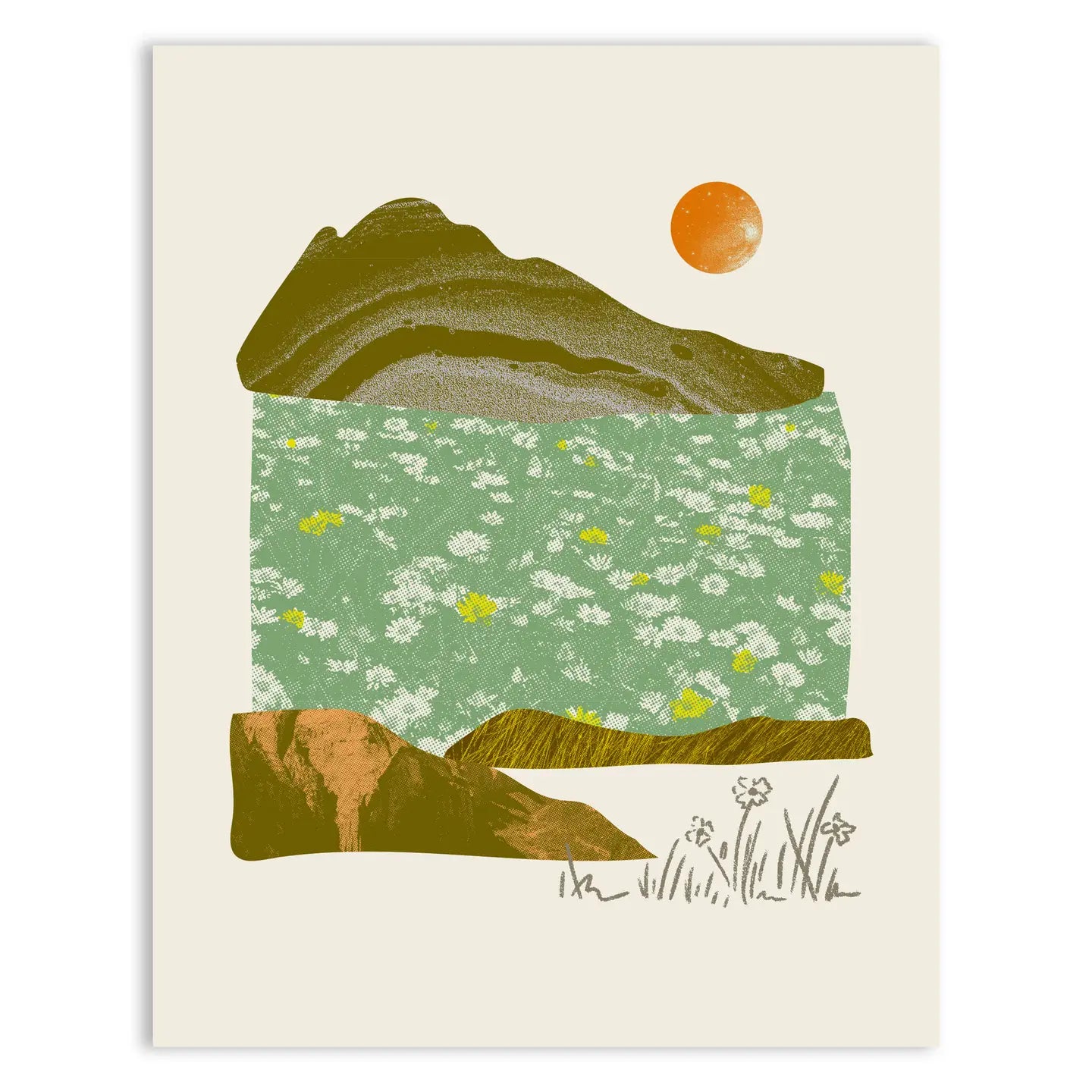 WILDFLOWER MEADOW print