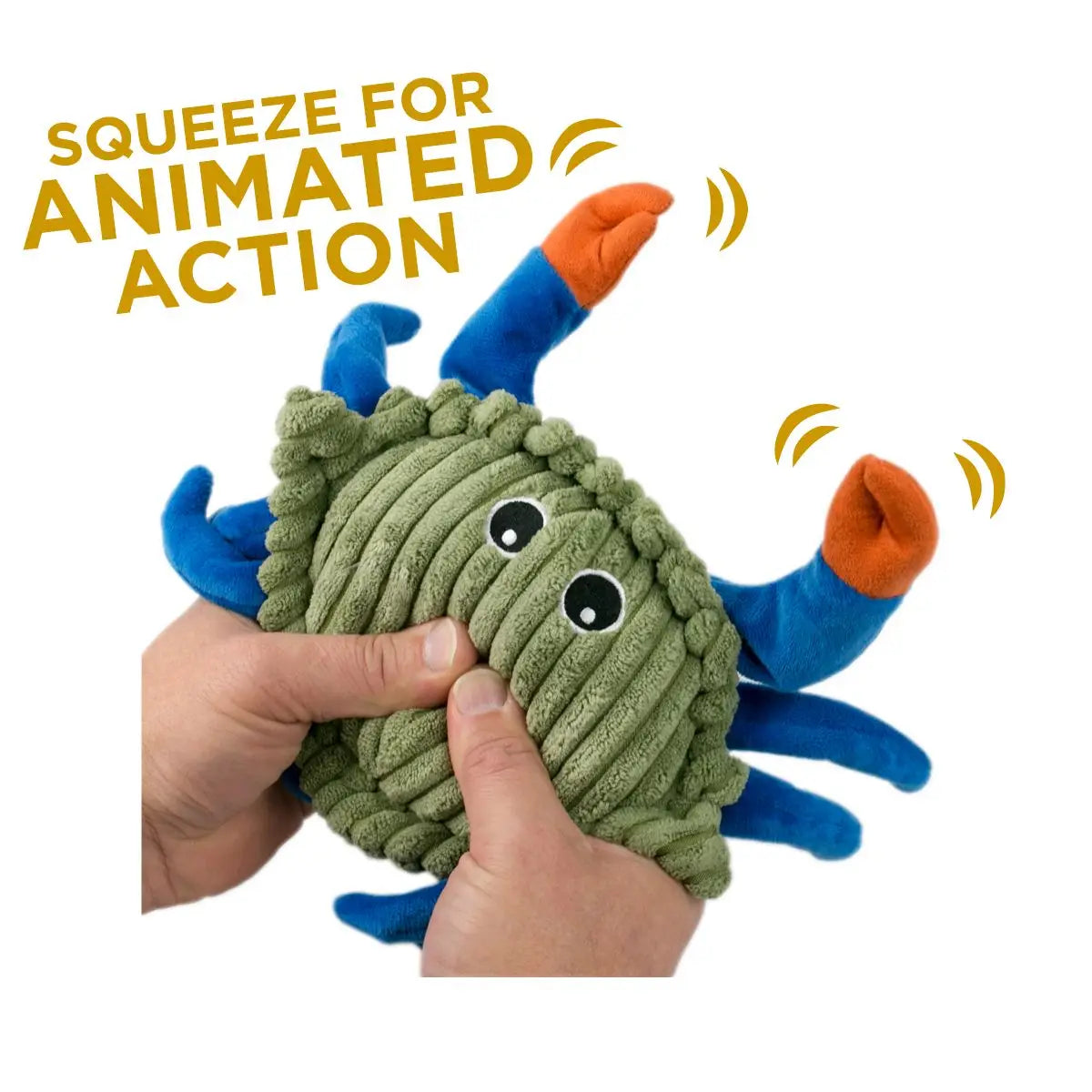 CRAB moving dog toy