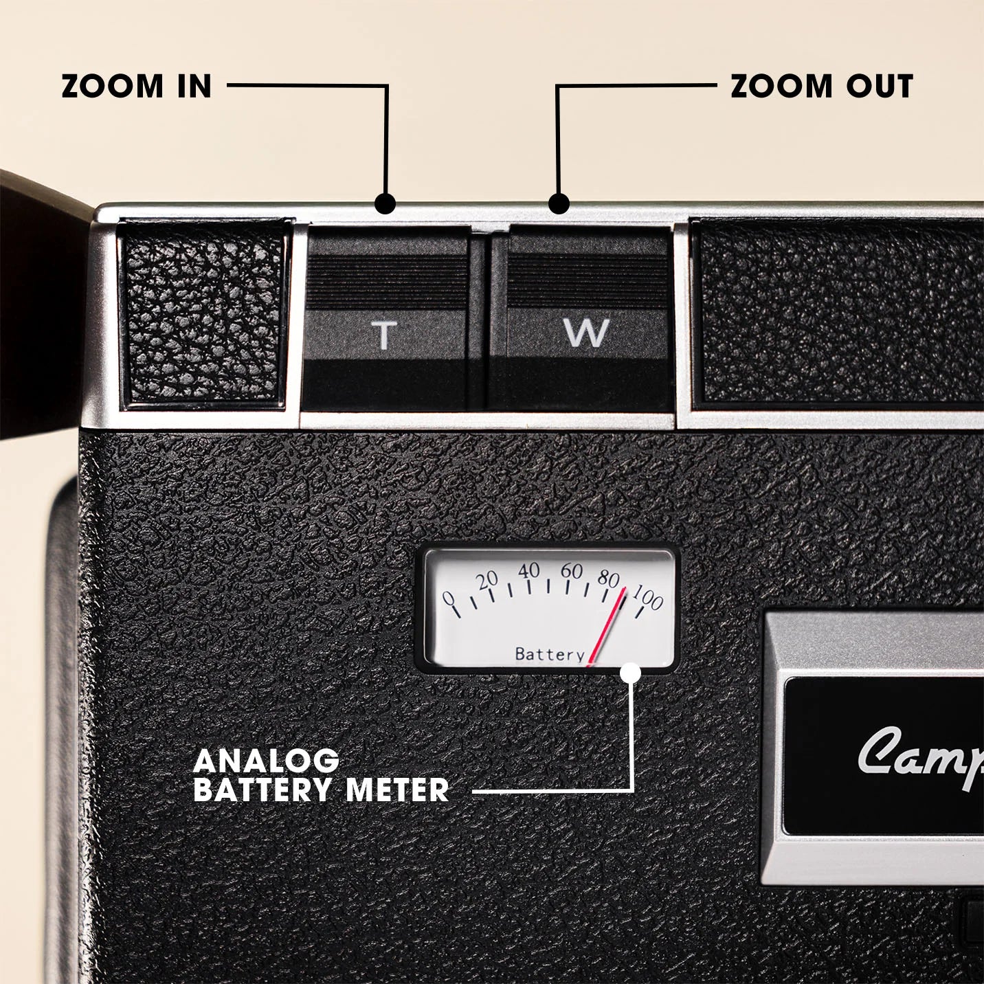 CAMPSNAP-8 screenless video camera