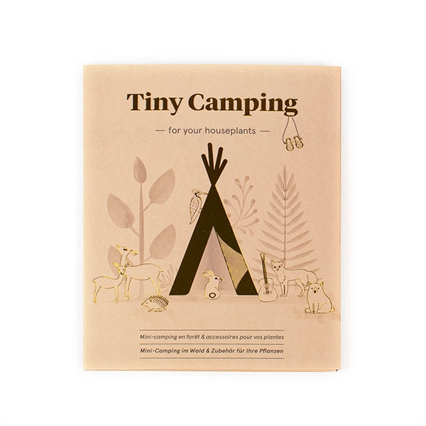 TINY CAMPING brass plant decorations