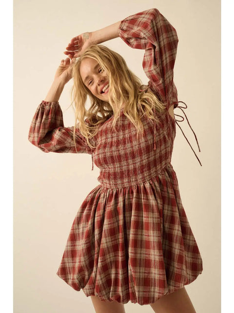 CRANBERRY KISSES bubble dress