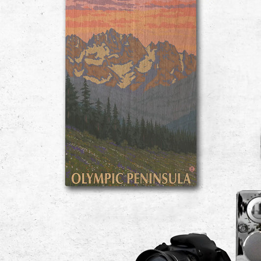 OLYMPIC SPRING 12x18 wood sign