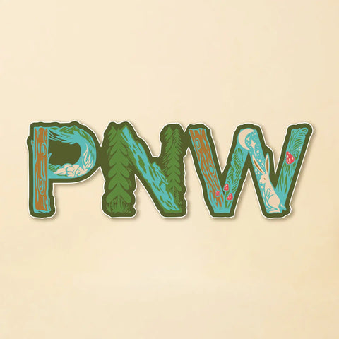 PNW WOODLAND sticker