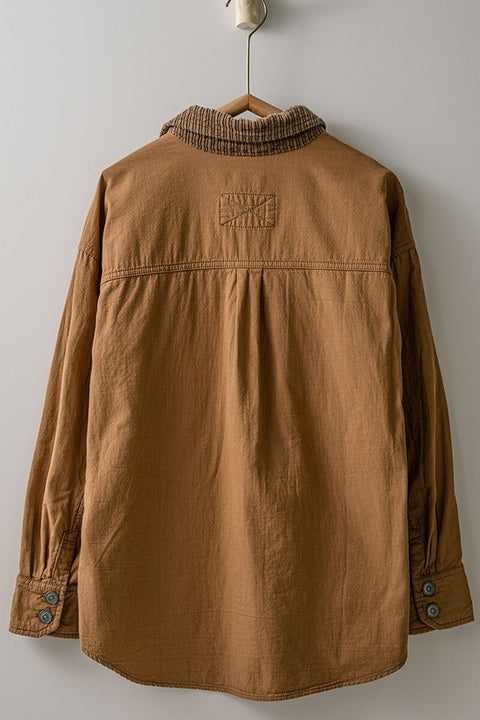 SOOKE corduroy collar shirt