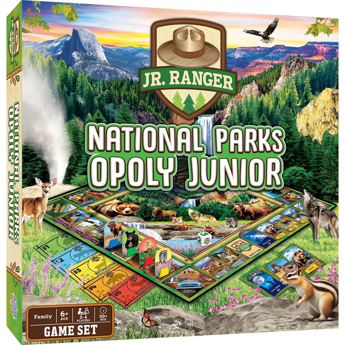 NATIONAL PARKS OPOLY JUNIOR board game