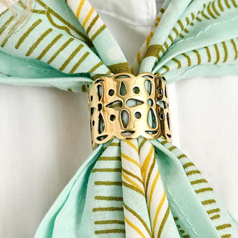 TULA brass bandana ring