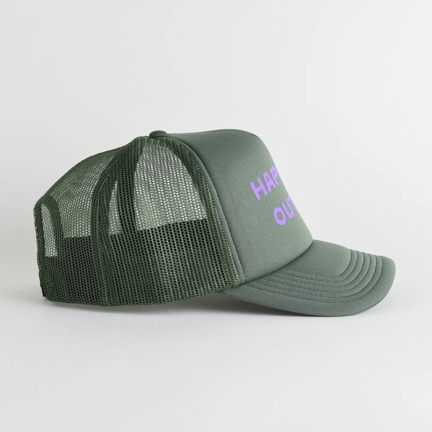 HAPPIEST OUTSIDE recycled trucker hat