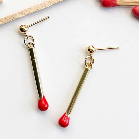 MATCHSTICK earrings