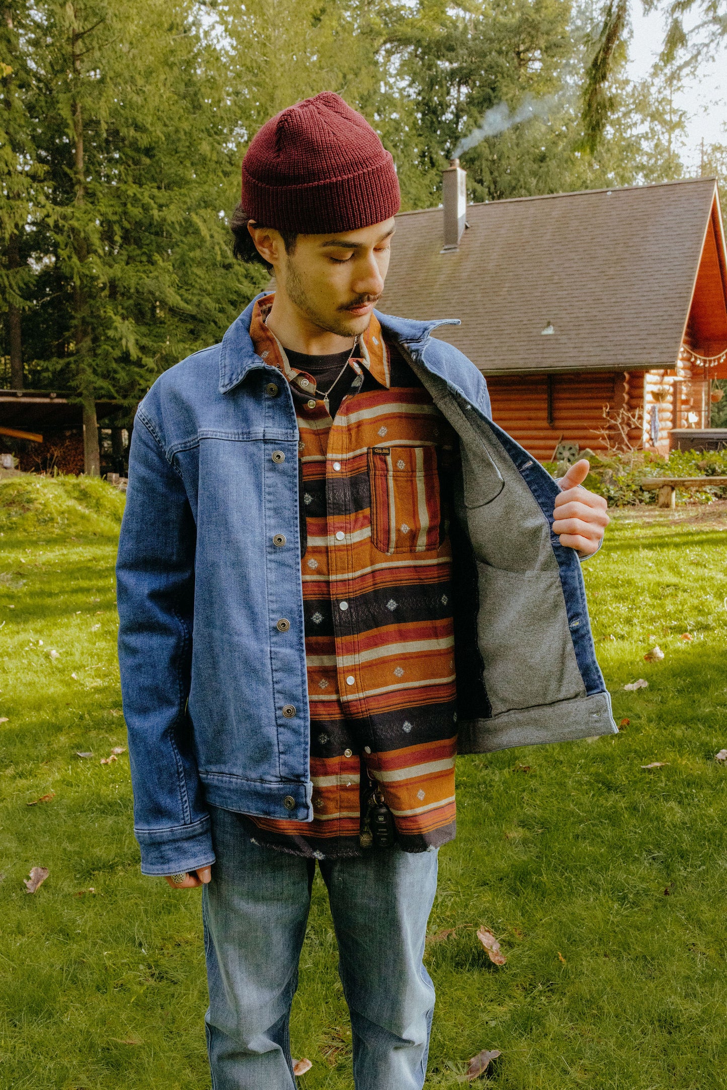 TECH FLEECE denim jacket