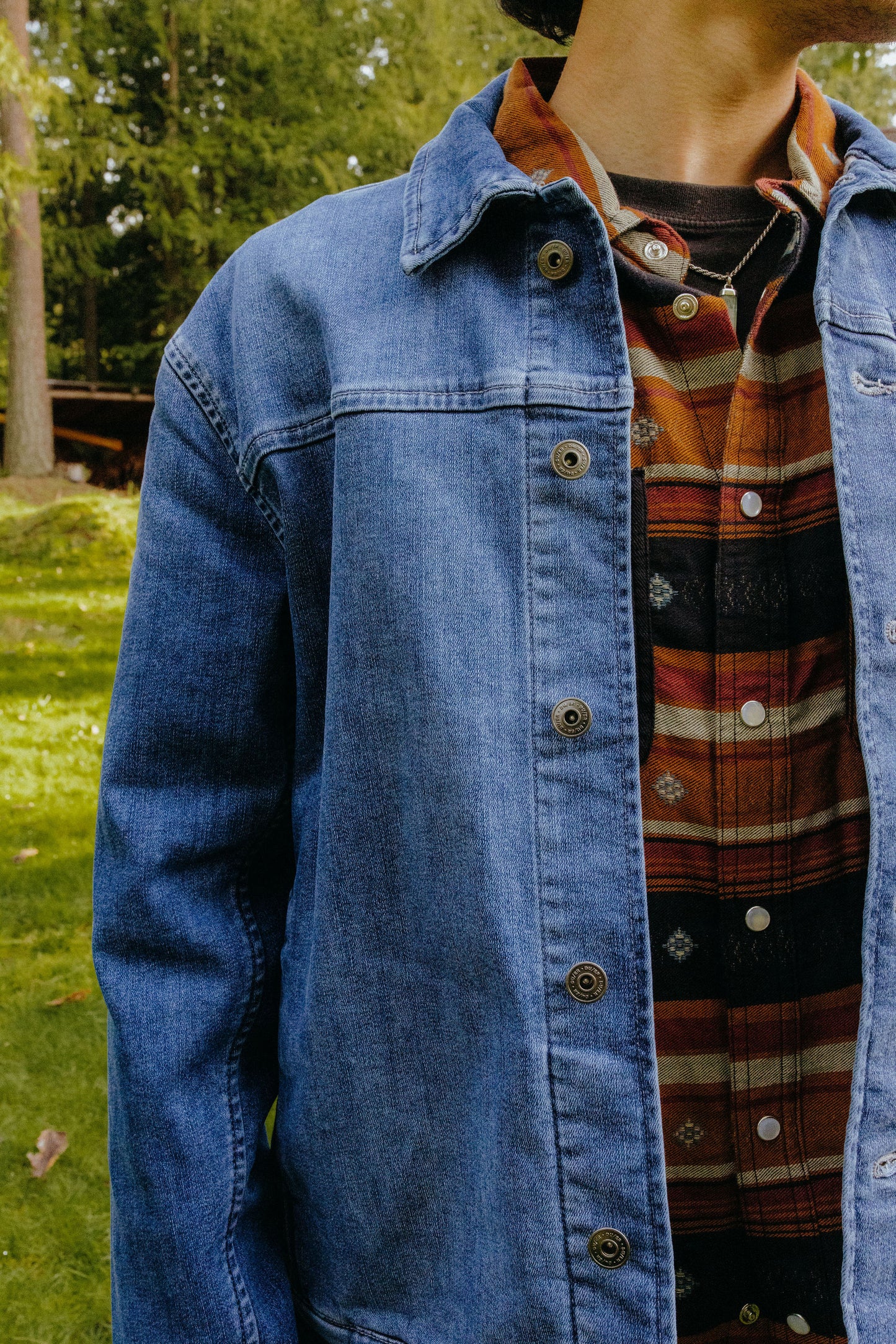 TECH FLEECE denim jacket