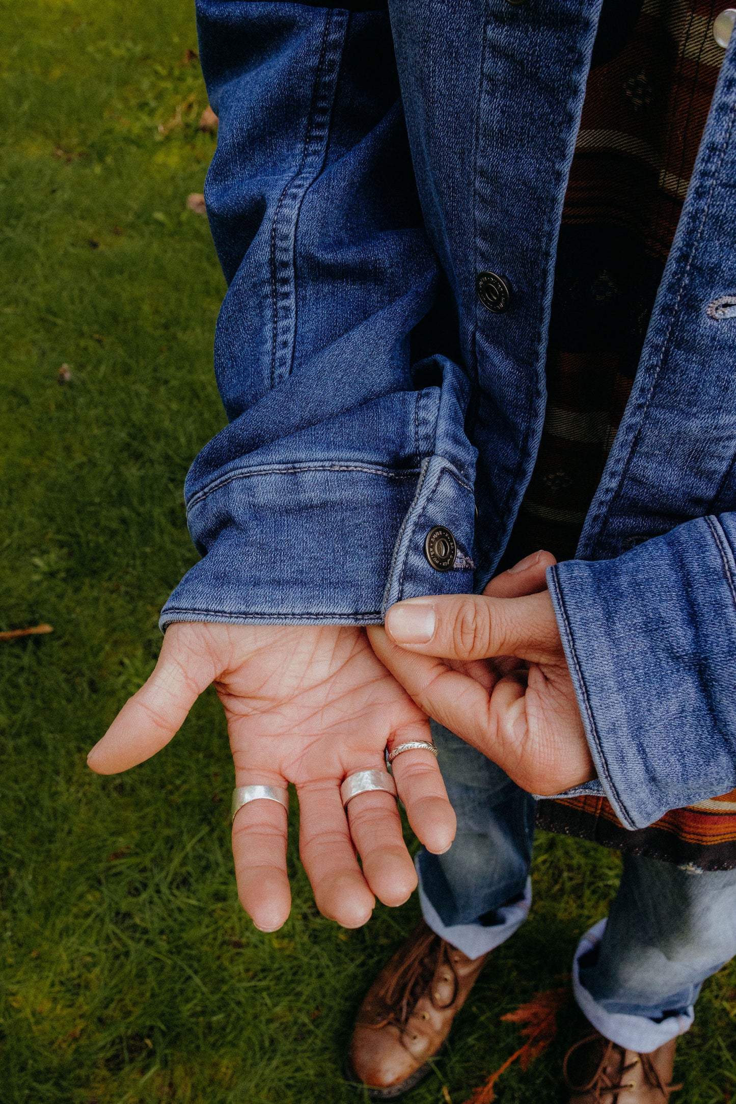 TECH FLEECE denim jacket