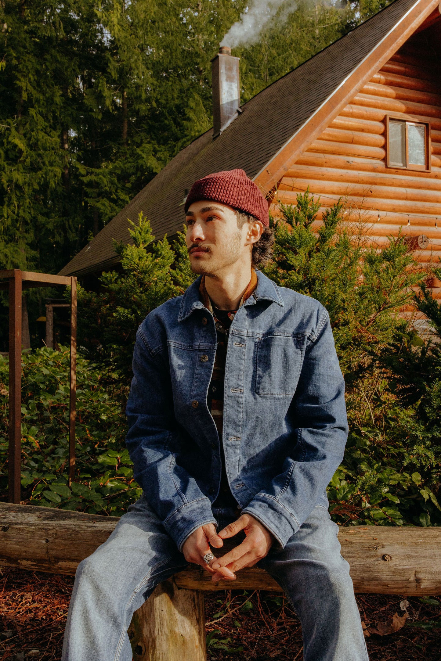 TECH FLEECE denim jacket