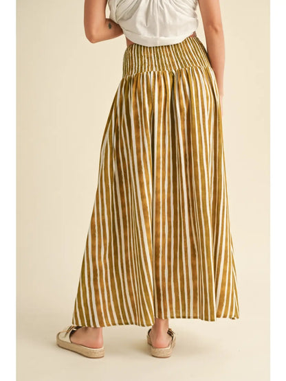 LEMONGRASS smock waist skirt