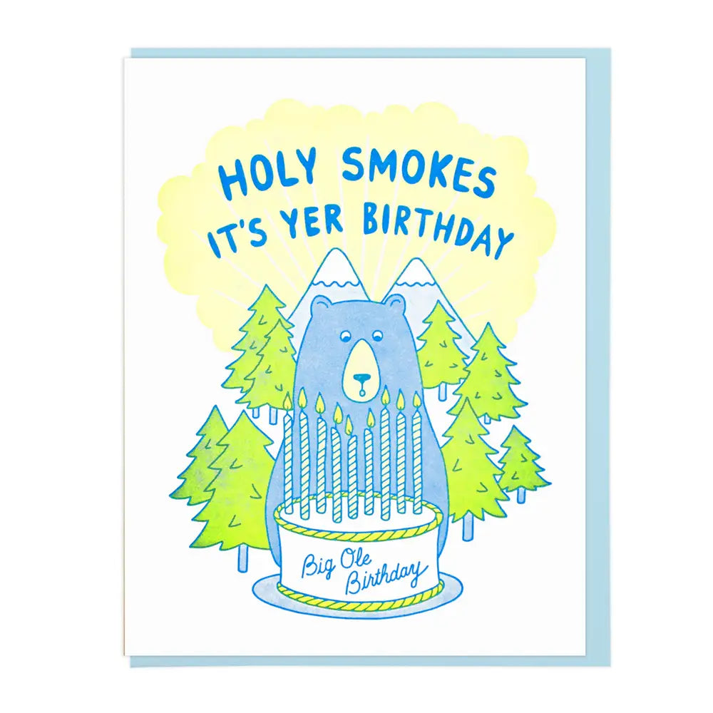 HOLY SMOKES card