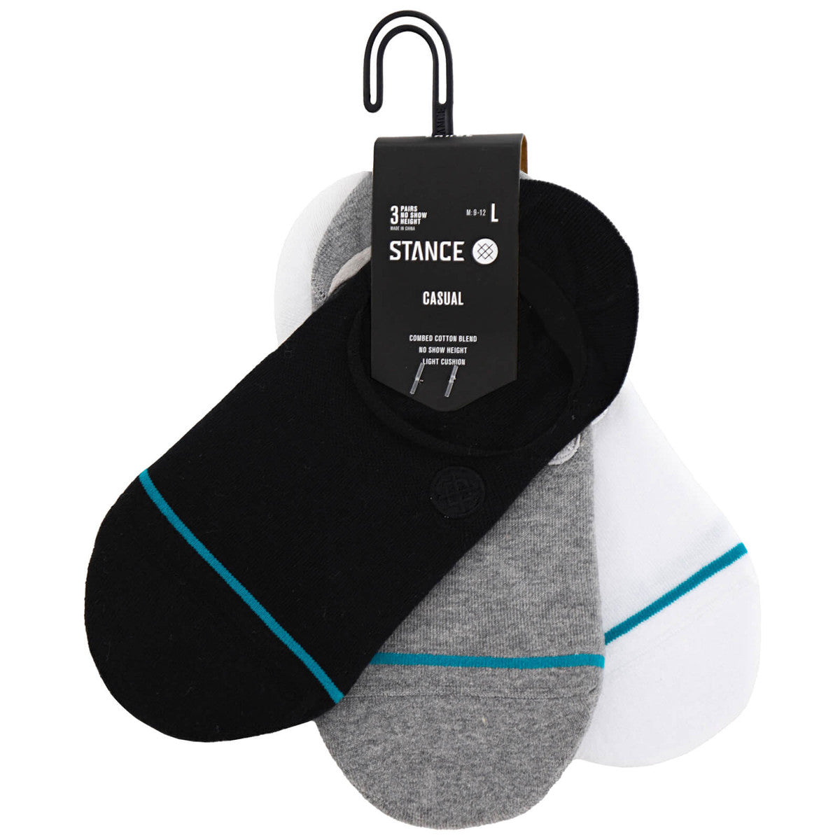 ICON no show 3 pack sock