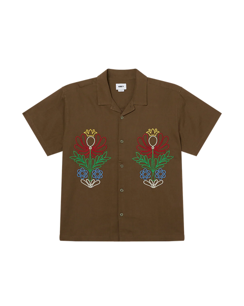 PERRY woven button up