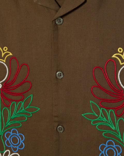 PERRY woven button up