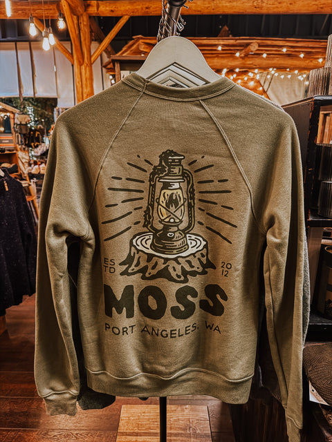 MOSS LANTERN crewneck
