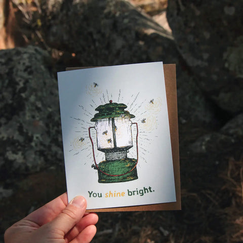YOU SHINE BRIGHT card