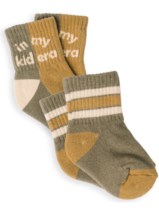 KID ERA RETRO STRIPE youth socks 2-pack