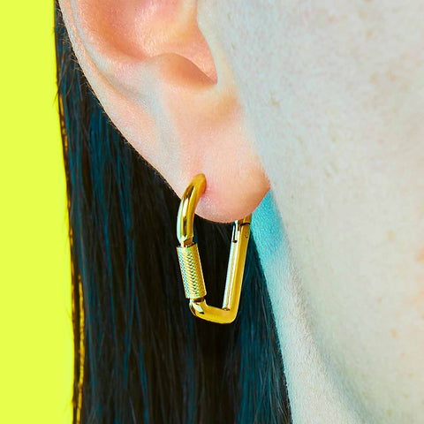MINI CARABINER earrings