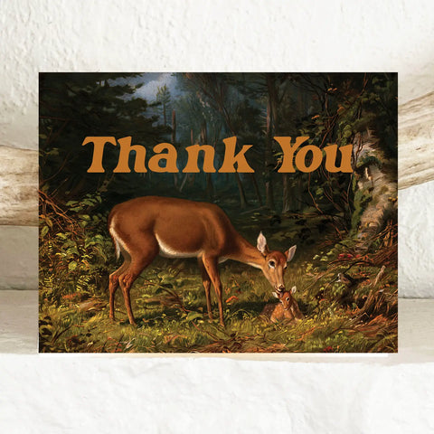 THANK YOU DEER card