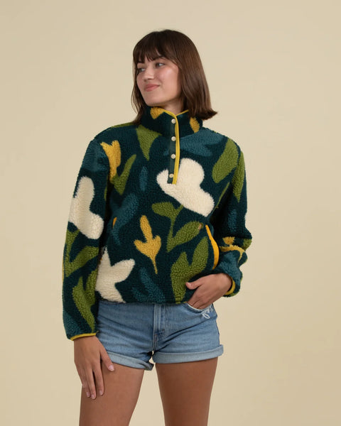 FOREST CANOPY half-snap sherpa