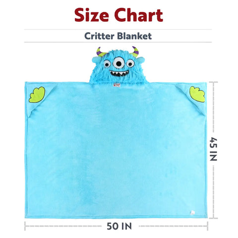 SQUATCH kids critter blanket