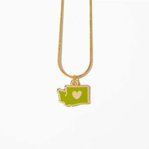 WA HEART necklace