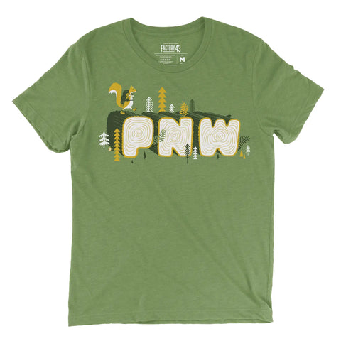 PNW STUMPS tri-blend tee