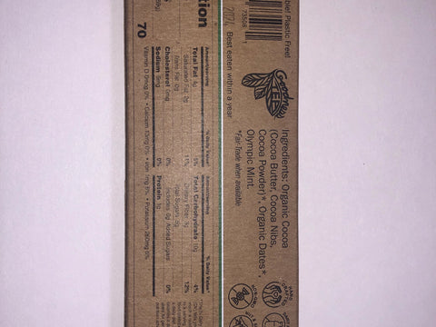 OLYMPIC MINT chocolate bar