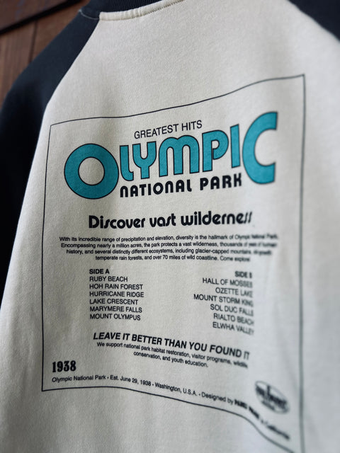 OLYMPIC'S GREATEST HITS raglan crew