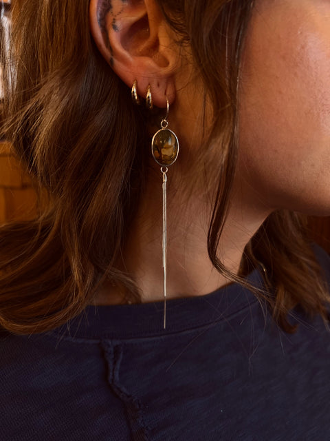 JASPER dangle earrings