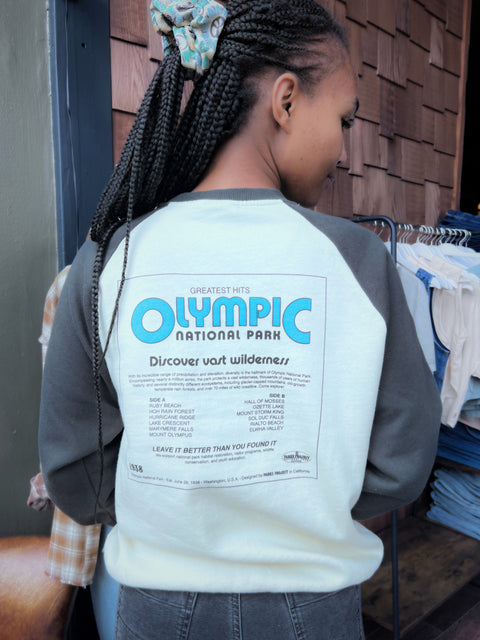 OLYMPIC'S GREATEST HITS raglan crew