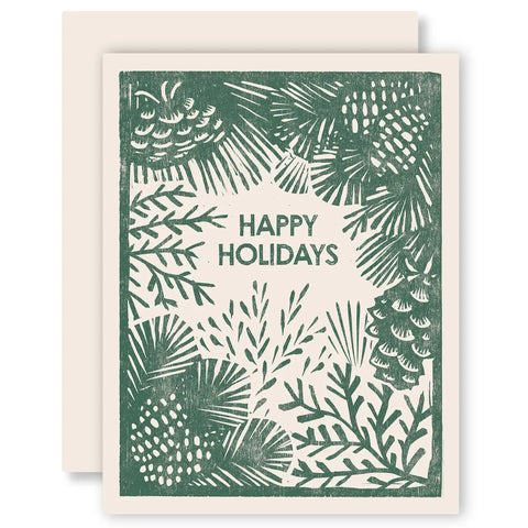 HAPPY HOLIDAYS card