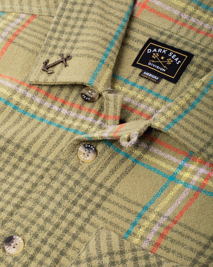 BLANTON woven flannel shirt