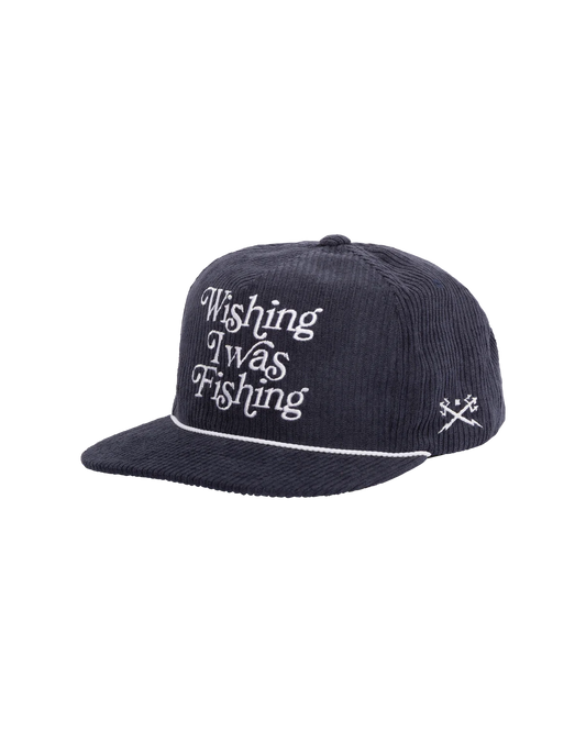 WISHING I WAS FISHING hat