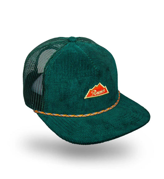 RAINIER PEAKS cord trucker hat