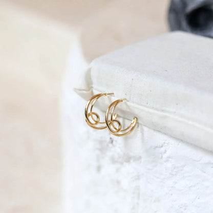 ABSTRACT MOON earrings