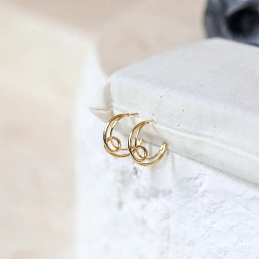 ABSTRACT MOON earrings