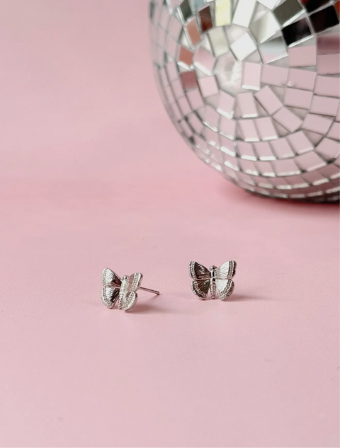 BUTTERFLY stud earrings